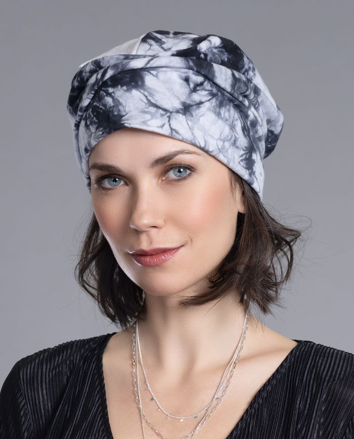 Ellen´s Headwear Turbante Avani padrão  - Black/Grey