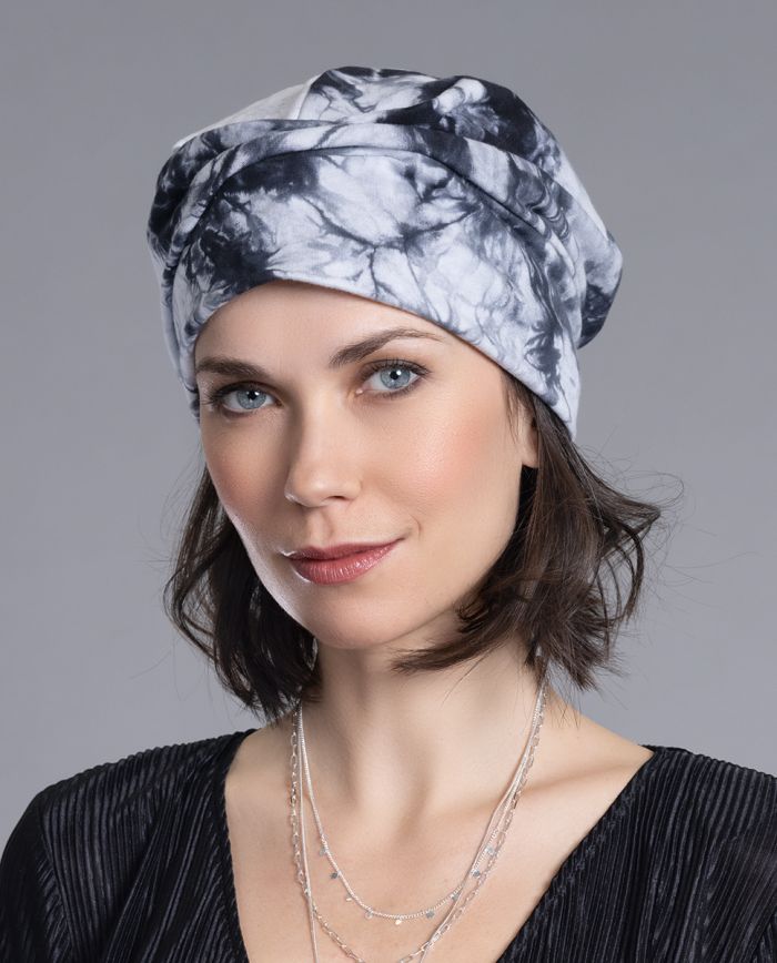 Ellen´s Headwear Turbante Avani padrão  - Marble Black