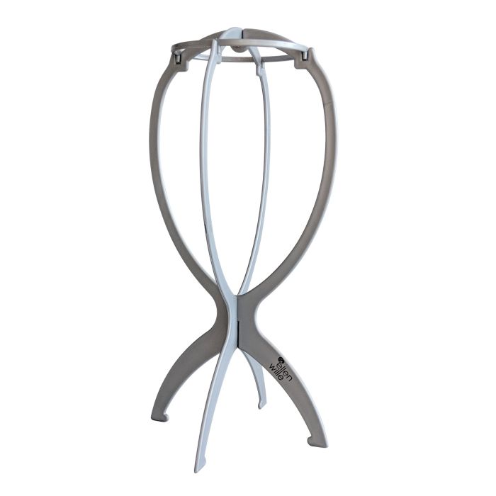 Peruckenstander (Suporte de Cabeleiras em plástico para Cabelo Curto - 35,5cm)