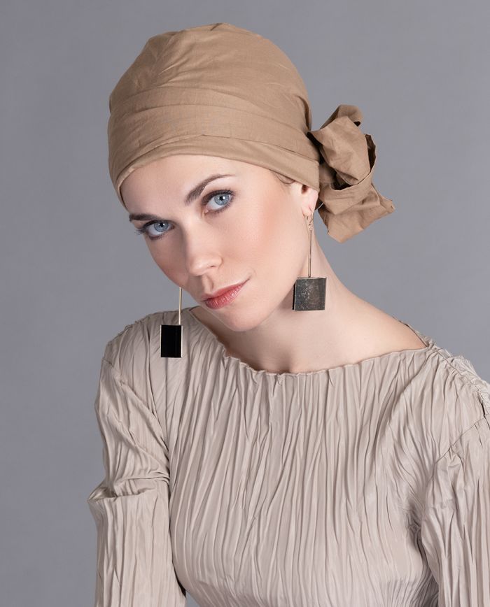 Ellen´s Headwear Turbante Ama Fina padrão  - Black Abstract