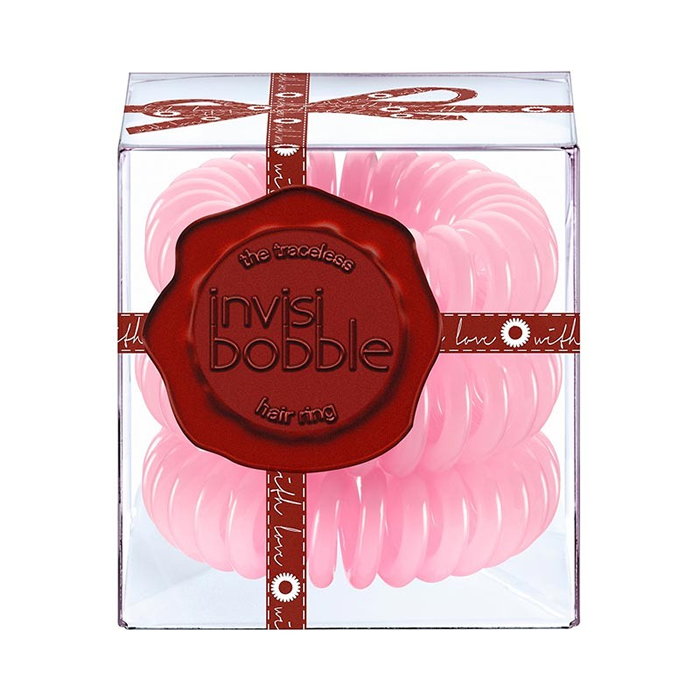 Invisibobble Ring ILW ORIGINAL Princess Hearts (rosa prateado)