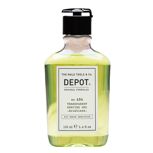 Depot no. 406 Transparent Shaving Gel .brushless 100ml