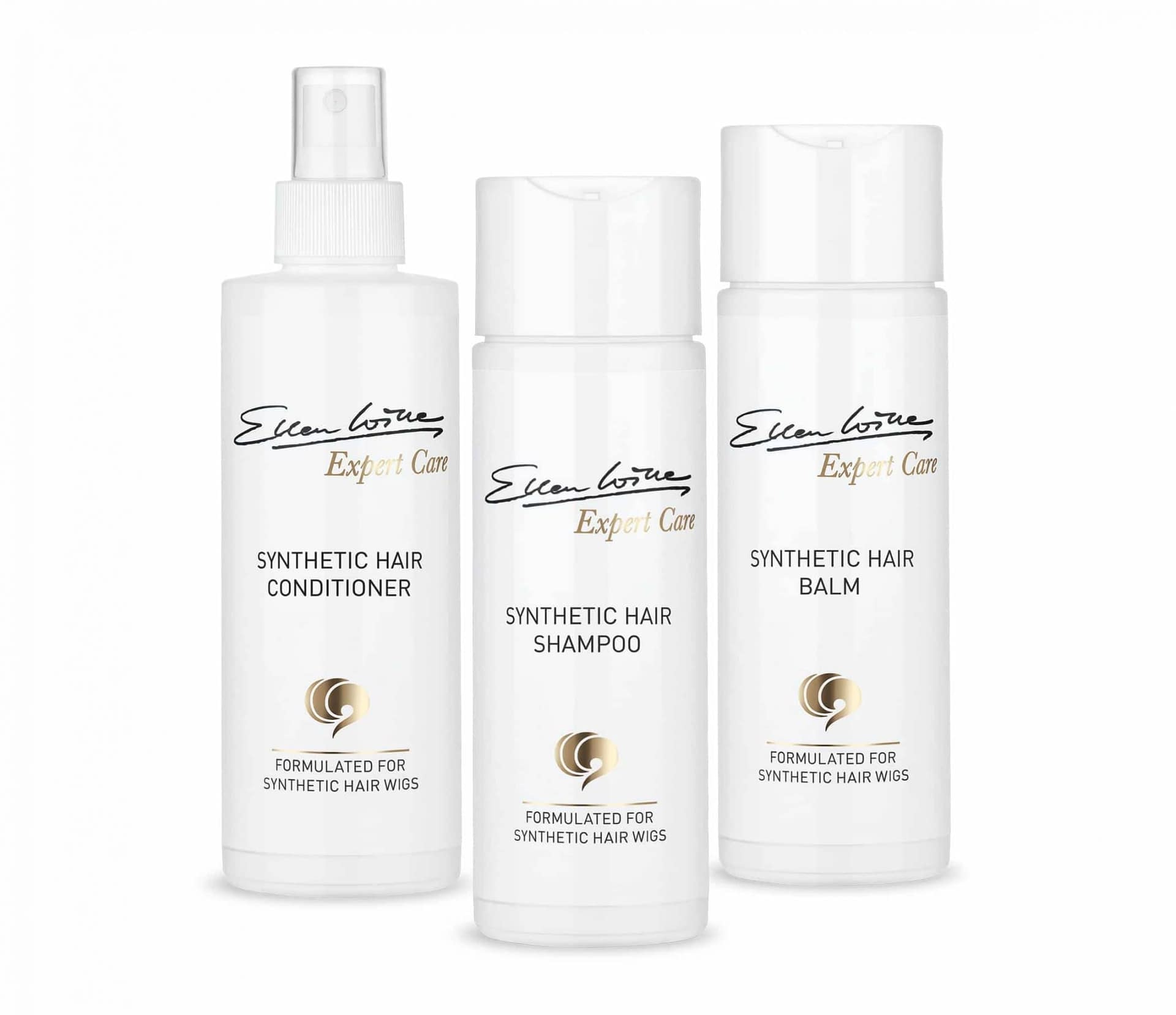 Hair Care Set Synthetic Hair 200ml (1 Shampoo, 1 Balm & 1 Conditioner 200ml cada)