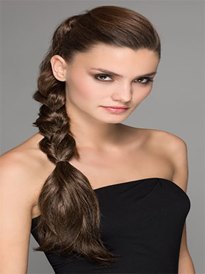 Aplique Parcial (Para Turbantes) Coleção PowerPieces Modelo Cayenne (Cabelo Sintetico)