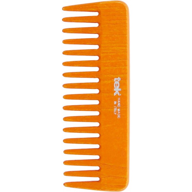 Small Comb With Wide Teeth Yellow FSC 100%