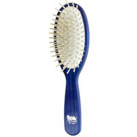 Big Oval Brush In Lacquered Blue FSC 100%
