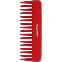 Small Comb With Wide Teeth Red FSC 100%