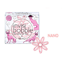 Invisibobble Ring Circus NANO - Cattitude (Rosa)