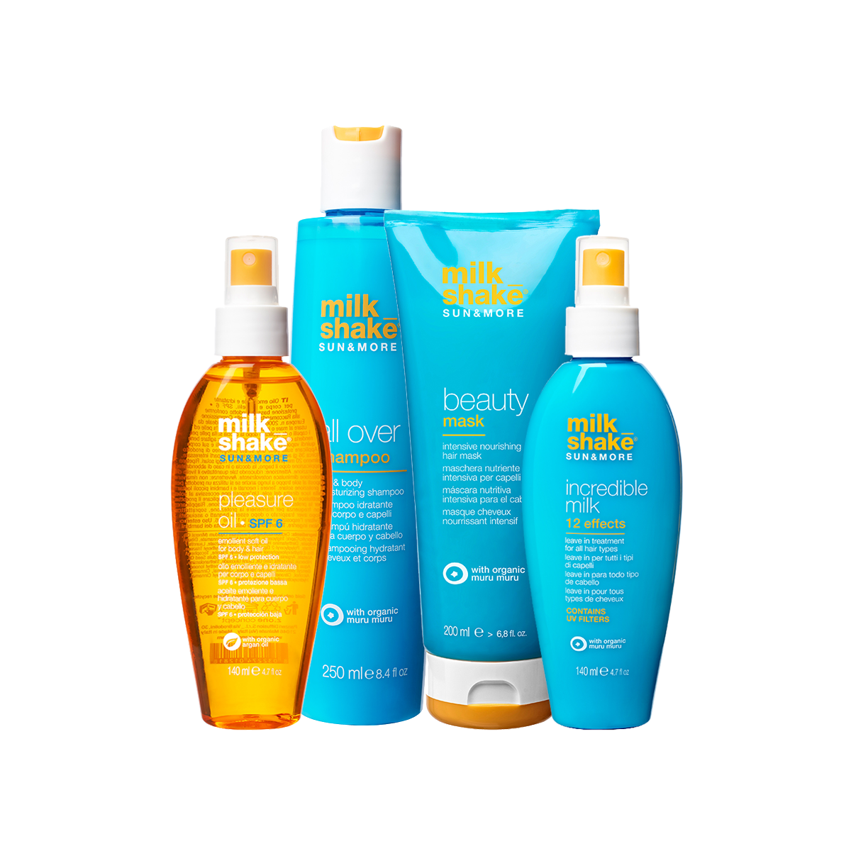 Pack Milk Shake - All Over Shampoo 250ml +  Beauty Mask 200ml +  Pleasure Oil SPF 6 140ml + Incredible Milk 140ML