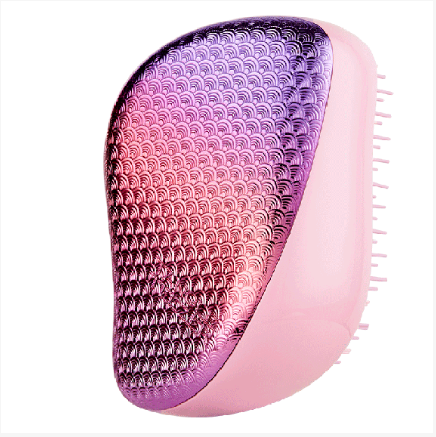 Escova de Cabelo Tangle Teezer Compact Mermaid Sunset Pink/Peach (Cor Rosa/Pêssego) - Edição Limitada