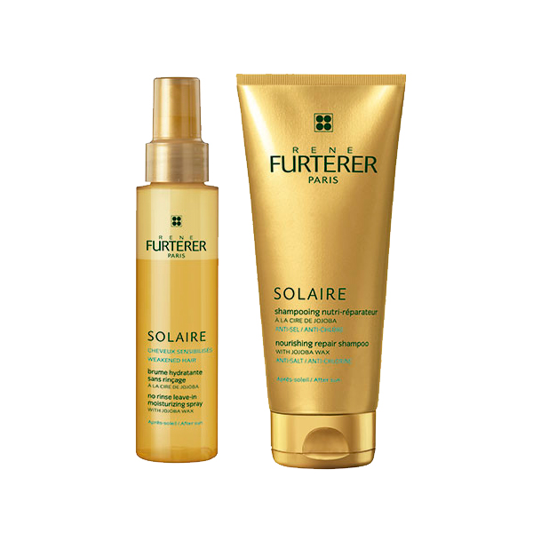 Pack Rene Furterer RF Solar Bruma Hidratante Para Depois do Sol 100ml + RF Solar Champô Nutri-Reparador 200ml