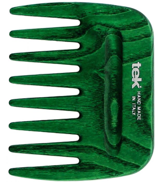 Afro Comb Green FSC 100%