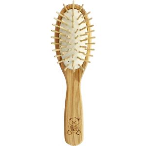 Twin set 3153-19 (1 Small Comb With Wide Teeth Yellow FSC 100% + 1 Little Oval Purse Brush Yellow FSC 100%)