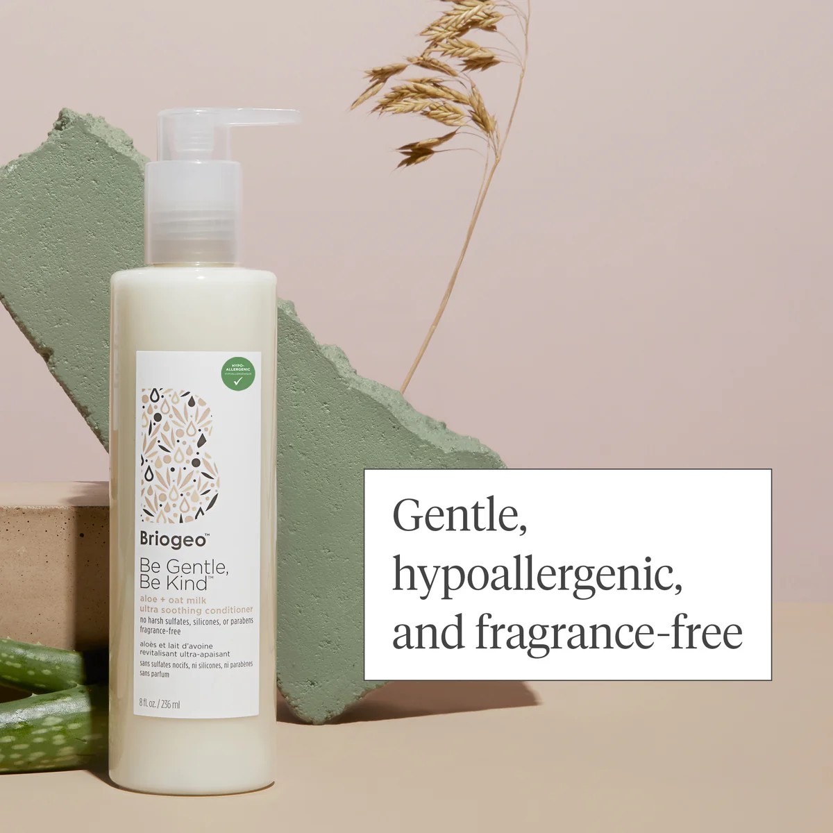 BRIOGEO Be Gentle, Be Kind Aloe + Oat Milk Ultra Soothing Conditioner 236ml